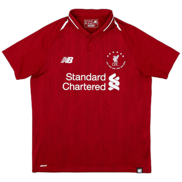 2018-19 Liverpool Home Shirt - 8/10 - (XL.Boys)