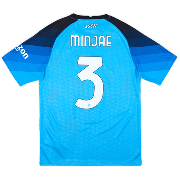 2022-23 Napoli Authentic  Home Shirt Min Jae #3