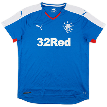 2015-16 Rangers Home Shirt - 7/10 - (XL)