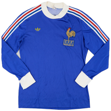 1978-80 France World Cup Home L/S Shirt - 8/10 - (S)