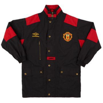 1994-95 Manchester United Umbro Bench Coat - 8/10 - (XL.Boys)