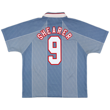 1996-97 England Away Shirt Shearer #9 - 8/10 - (XL)