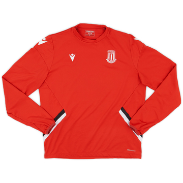 2019-20 Stoke City Macron Training L/S Shirt - 9/10 - (XL.Boys)