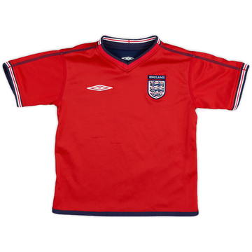 2002-04 England Away Shirt - 8/10 - (5-6 Years)