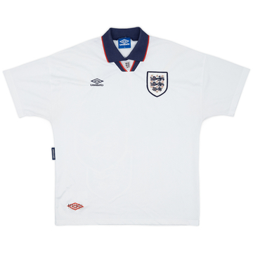 1993-95 England Home Shirt - 7/10 - (XL)
