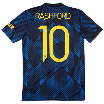2021-22 Manchester United Third Shirt Rashford #10 - 10/10 - (S)