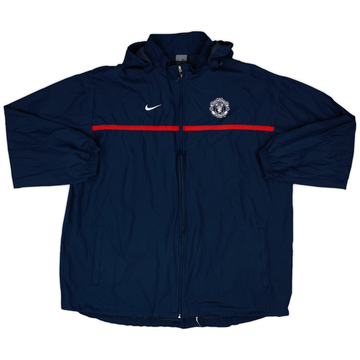 2003-04 Manchester United Nike Hooded Rain Jacket - 10/10 - (XXL)