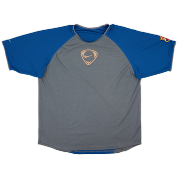 2001-02 Barcelona Nike Training Shirt - 8/10 - (L)