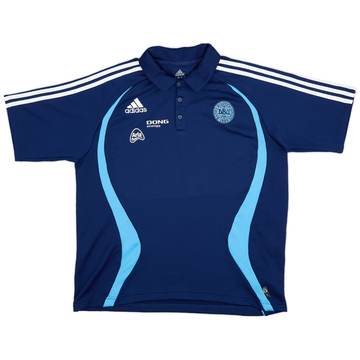 2007-08 Denmark adidas Polo Shirt - 8/10 - (L)