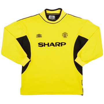 1999-00 Manchester United GK Shirt - 8/10 - (M.Boys)