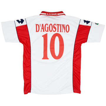 2001-02 Bari Match Issue Home Shirt D'Agostino #10