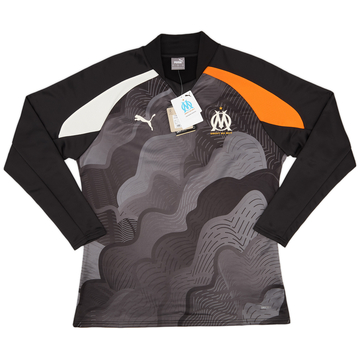 2023-24 Olympique Marseille Puma Pre-Match Sweat Top