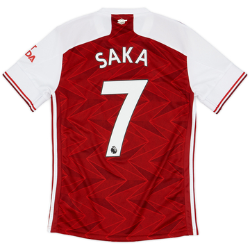 2020-21 Arsenal Home Shirt Saka #7 - 10/10 - (S)
