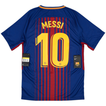 2017-18 Barcelona Home Shirt Messi #10 (S)