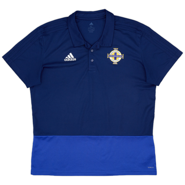 2017-18 Northern Ireland adidas Polo Shirt - 8/10 - (XL)