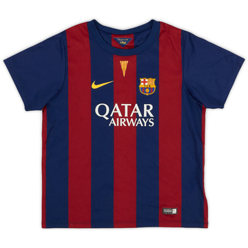 2014-15 Barcelona Home Shirt - 8/10 - (7-8 Years)