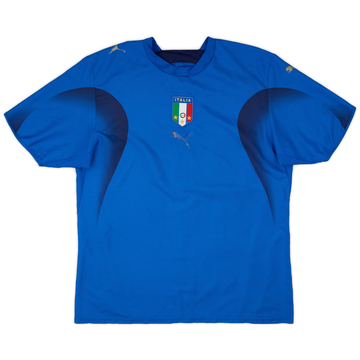 2006 Italy Home Shirt - 3/10 - (L)