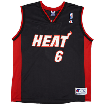 2000-02 Miami Heat Jones #6 Champion Away Jersey - 7/10 - (M)