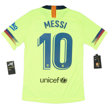 2018-19 Barcelona Authentic Away Shirt Messi #10 (S)