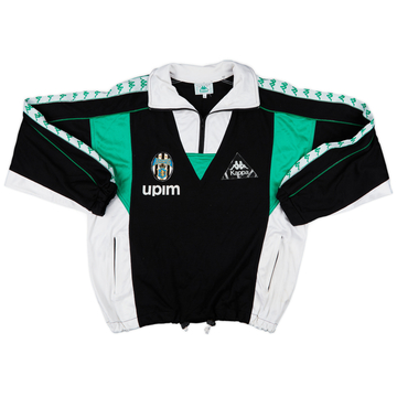 1990-91 Juventus Kappa 1/4 Zip Drill Top - 8/10 - (L)