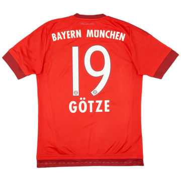 2015-16 Bayern Munich Home Shirt Gotze #19 - 5/10 - (S)