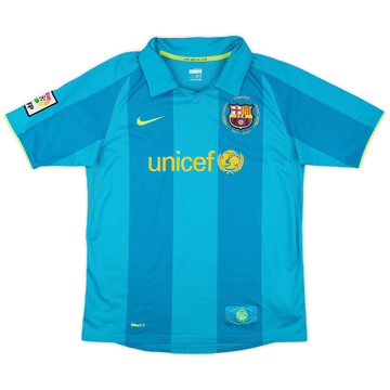 2007-09 Barcelona Away Shirt - 8/10 - (XL.Boys)