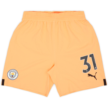 2022-23 Manchester City Player Issue GK Shorts #31 (Ederson) - 6/10 - (L)
