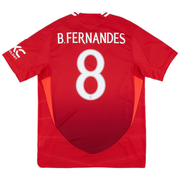 2024-25 Manchester United Authentic Home Shirt B.Fernandes #8