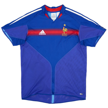 2004-06 France Home Shirt - 9/10 - (XL.Boys)