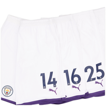 2019-20 Manchester City Player Issue Home Shorts # - 5/10