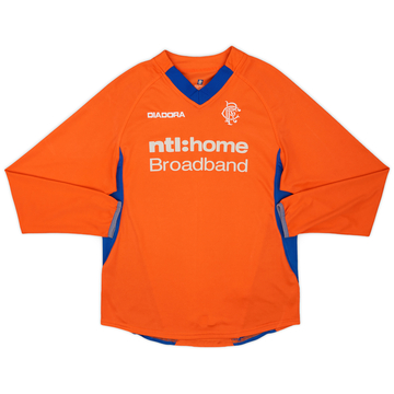 2002-03 Rangers Away L/S Shirt - 8/10 - (S)