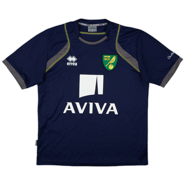 2011-12 Norwich Errea Training Shirt - 9/10 - (S)