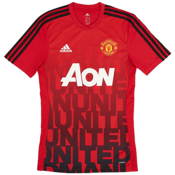 2015-16 Manchester United adidas Training Shirt - 7/10 - (S)