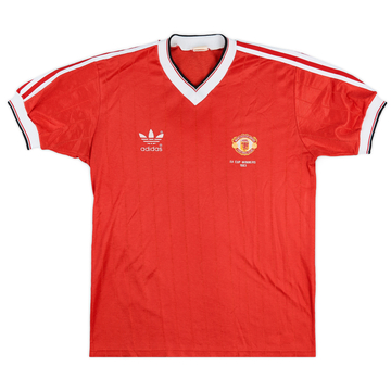 1983 Manchester United 'FA Cup Winners' Home Shirt - 6/10 - (L)