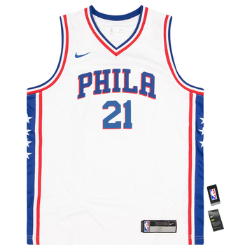 2018-19 Philadelphia 76ers Embiid #21 Nike Swingman Jersey (Home) Y - W/Tags