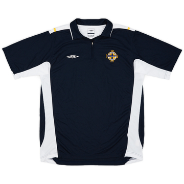 2007-08 Northern Ireland Umbro 1/4 Zip Training Shirt - 9/10 - (L)