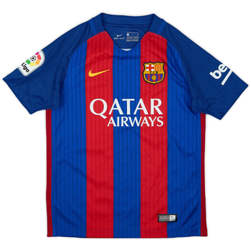 2016-17 Barcelona Home Shirt - 9/10 - (S.Boys)