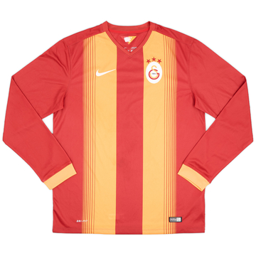 2014-15 Galatasaray Home L/S Shirt - 9/10 - (L)