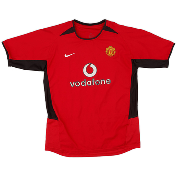 2002-04 Manchester United Home Shirt - 8/10 - (XL.Boys)