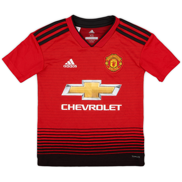 2018-19 Manchester United Home Shirt - 8/10 - (7-8 Years)