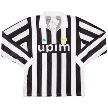 1990-92 Juventus Basic Home L/S Shirt (XL)
