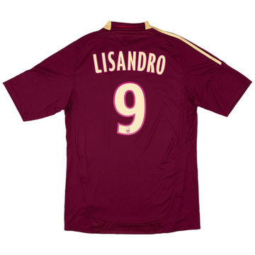 2010-11 Lyon Away Shirt Lisandro #9 (M)
