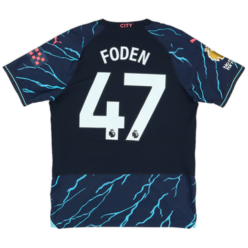 2023-24 Manchester City Player Issue Third Shirt Foden #47