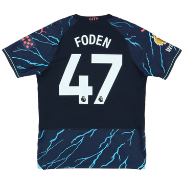 2023-24 Manchester City Player Issue Third Shirt Foden #47