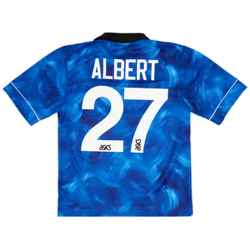 1993-95 Newcastle Away Shirt Albert #27 - 8/10 - (M)