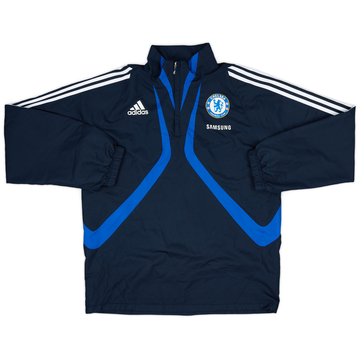 2009-10 Chelsea adidas 1/4 Zip Drill Top - 9/10 - (S)
