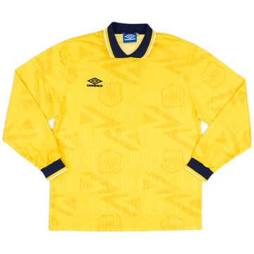 1990s Umbro Template L/S Shirt #9 - 8/10 - (L)