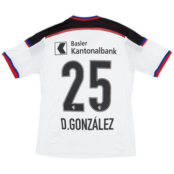 2014-15 FC Basel Away Shirt D.Gonzalez #25 - 7/10 - (XL.Boys)