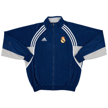 2000-01 Real Madrid adidas Fleece Track Jacket - 6/10 - (L)