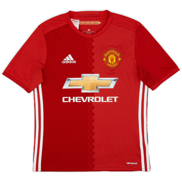 2016-17 Manchester United Home Shirt - 7/10 - (L.Boys)